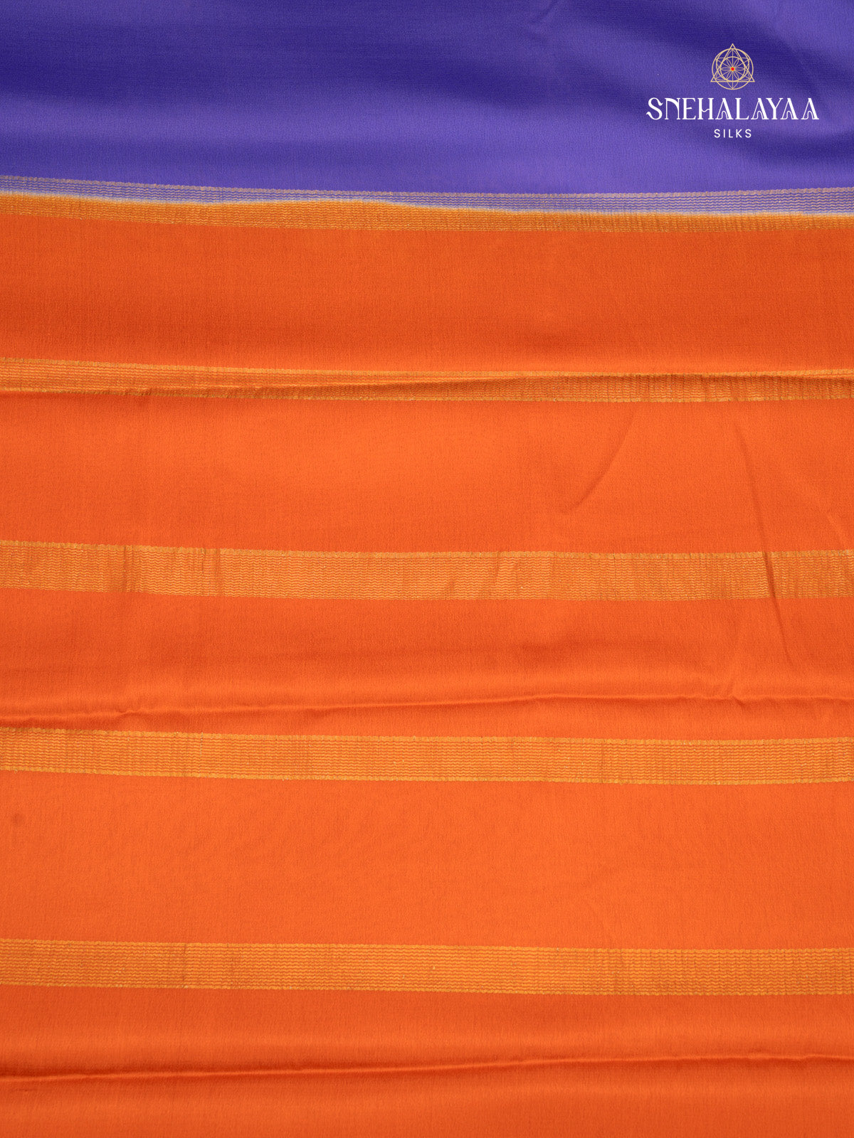 Blue Mysore Silk Saree