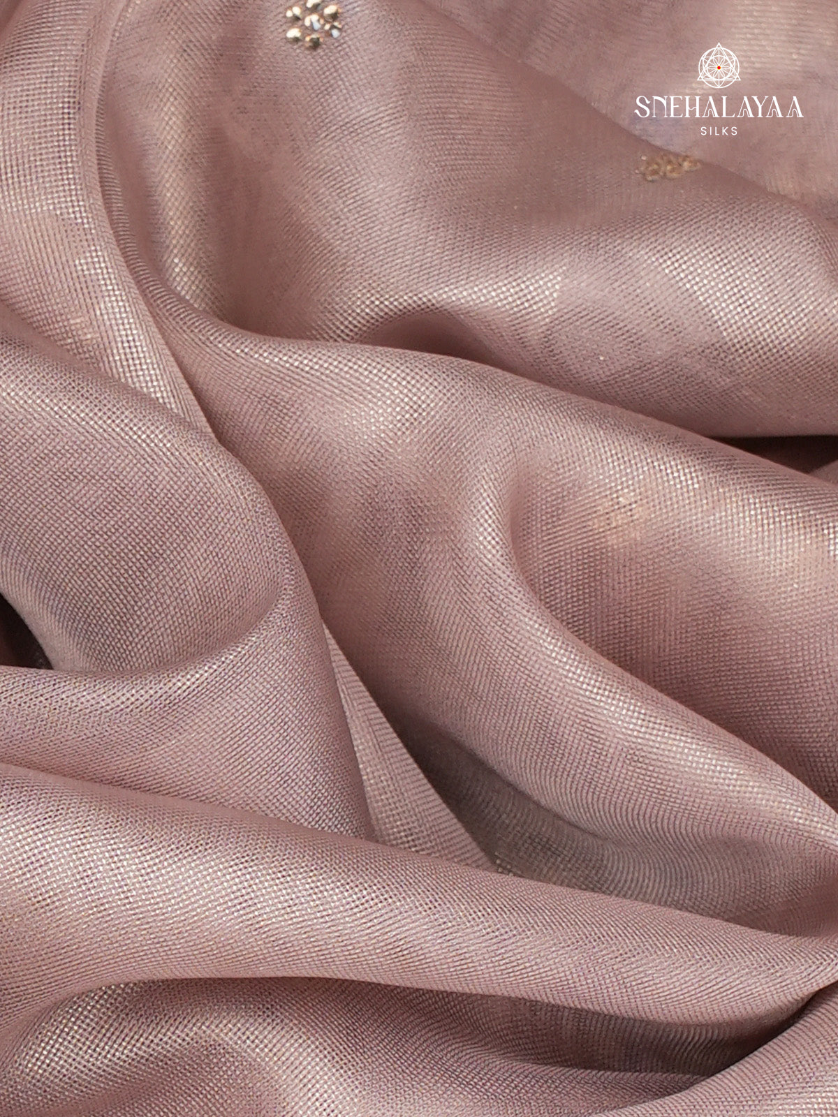 Mauve Pink Designer Saree