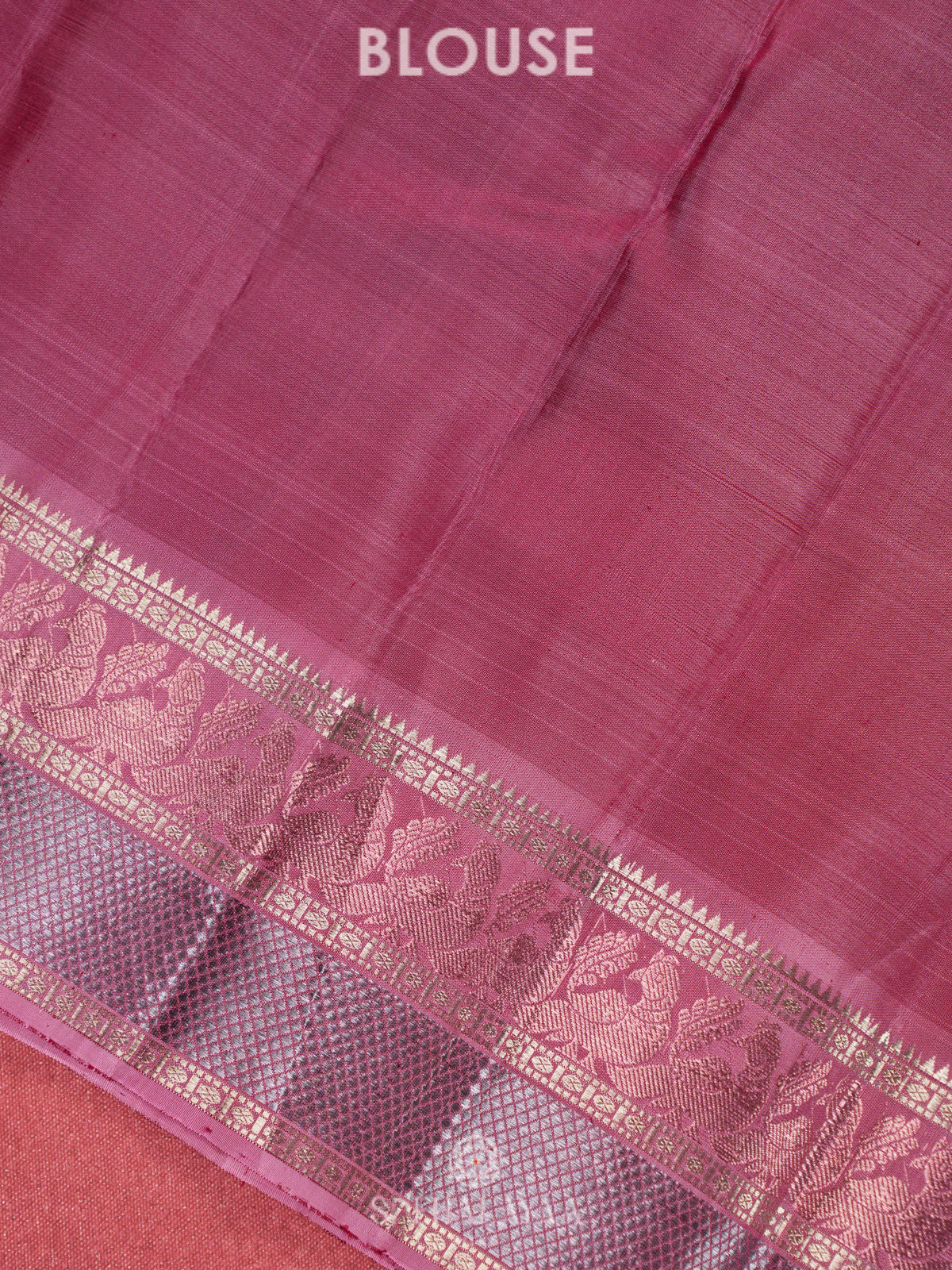 Maroon Kanchi Kora Silk Saree