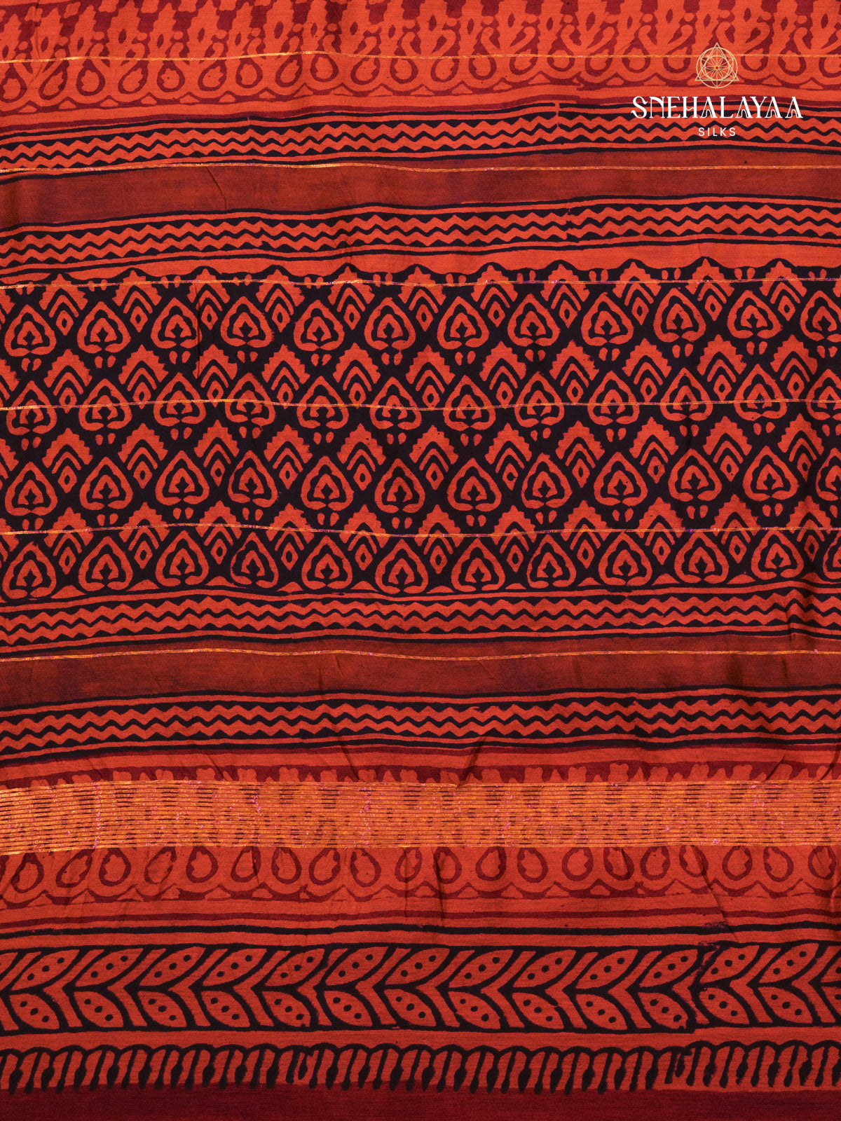 Maroon Chanderi Saree