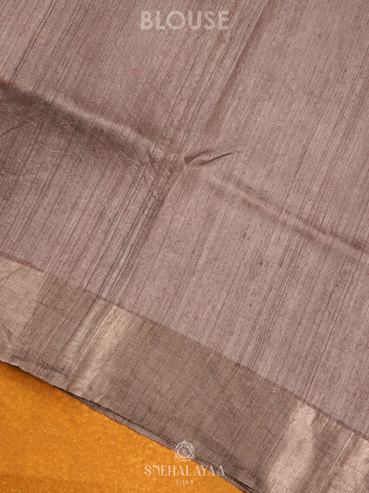 Grey Matka Tussar Saree