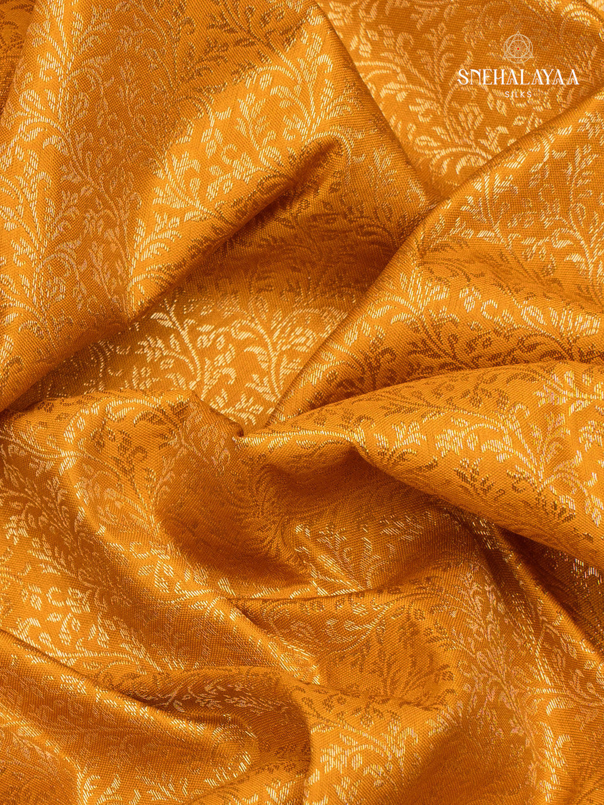 Yellow Art Silk Saree