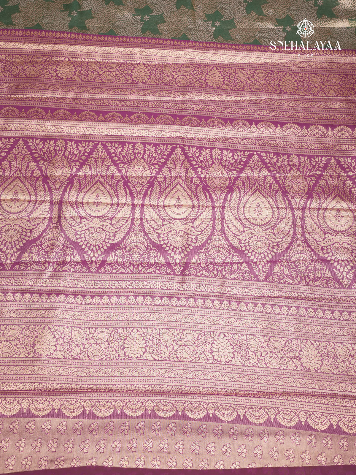 Pale Green Art Silk Saree