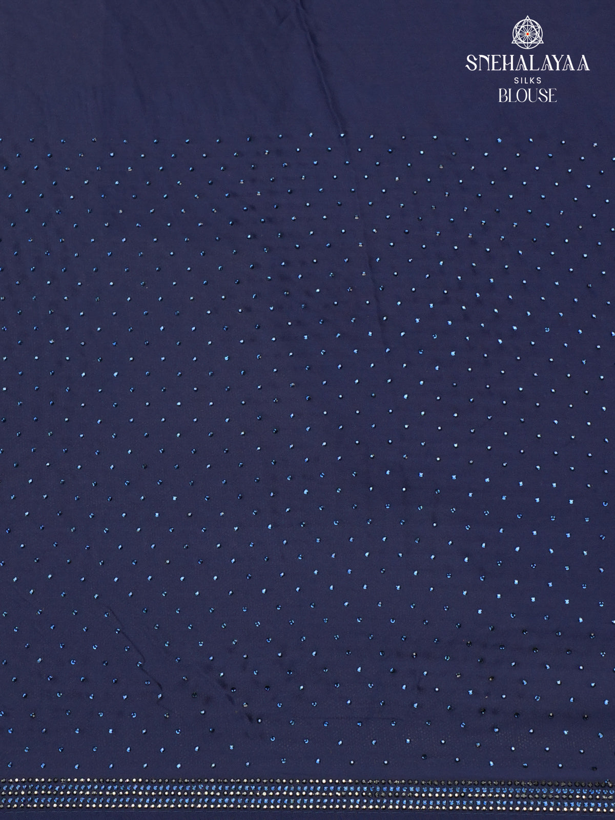 Navy Blue Designer Saree