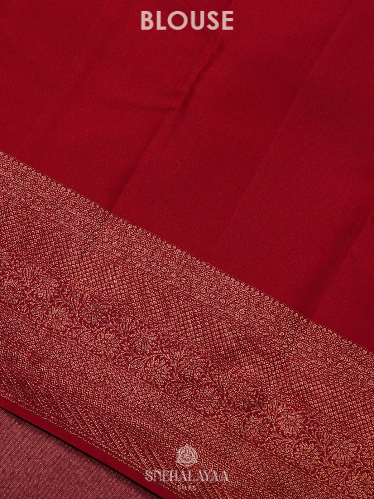 Red kanjivaram Silk Saree