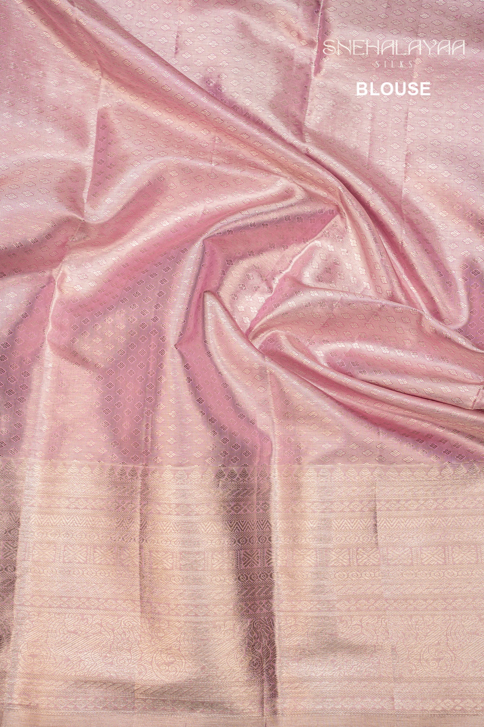 Lavender Kancheevaram Silk Saree