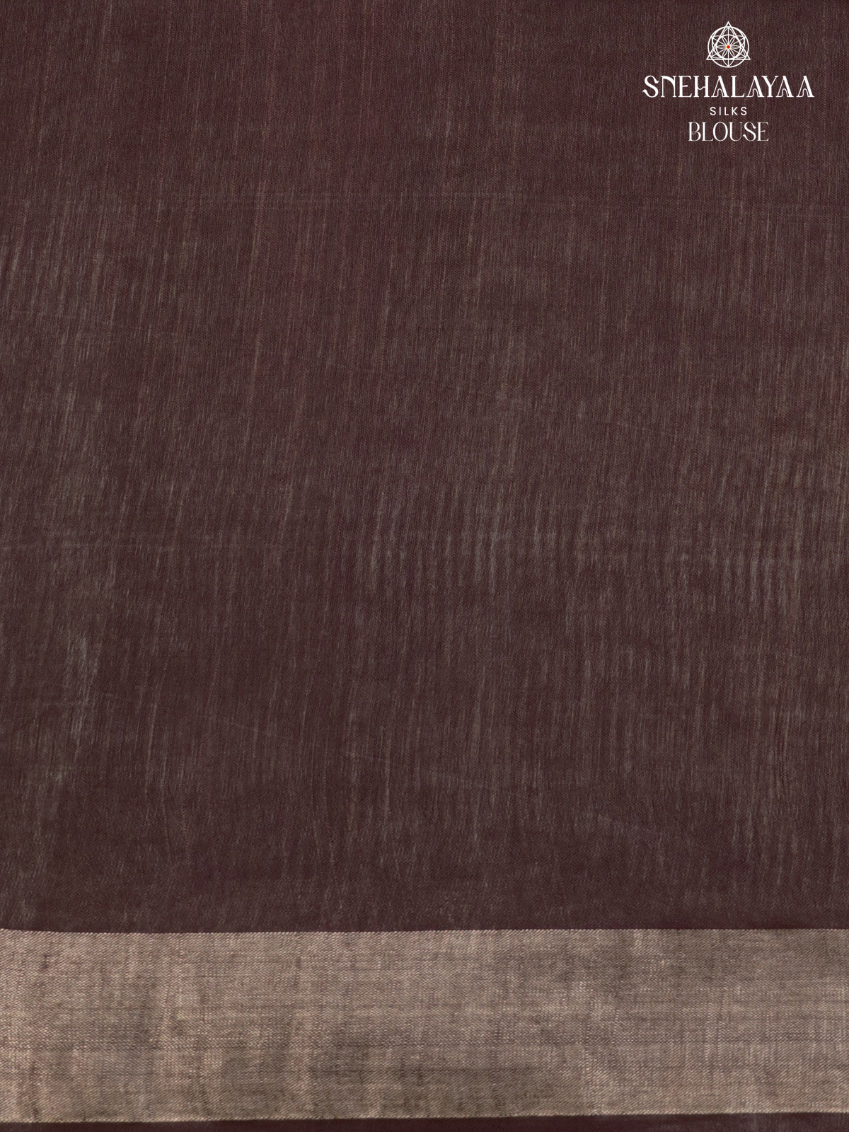 Brown Bamboo Silk Saree