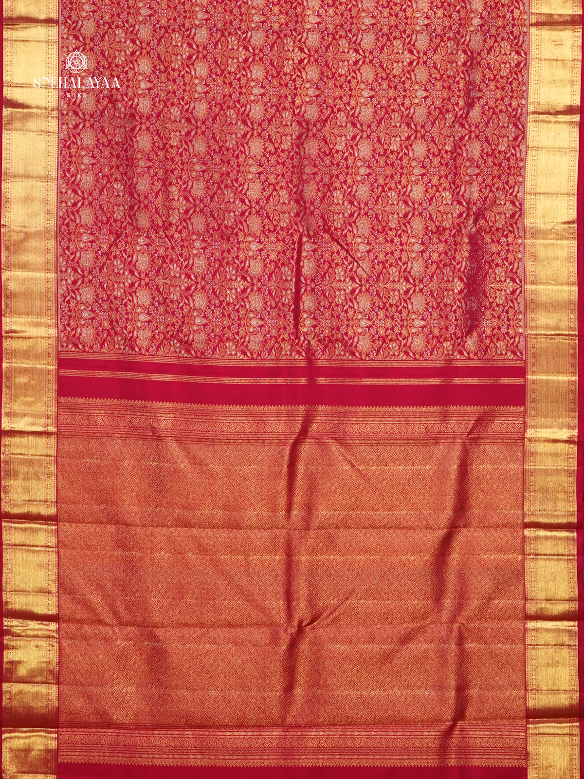 Pink Kanjivaram silk saree