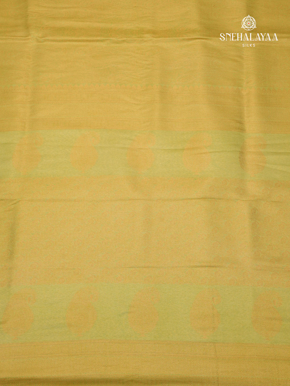 Lime Green Soft Silk Saree