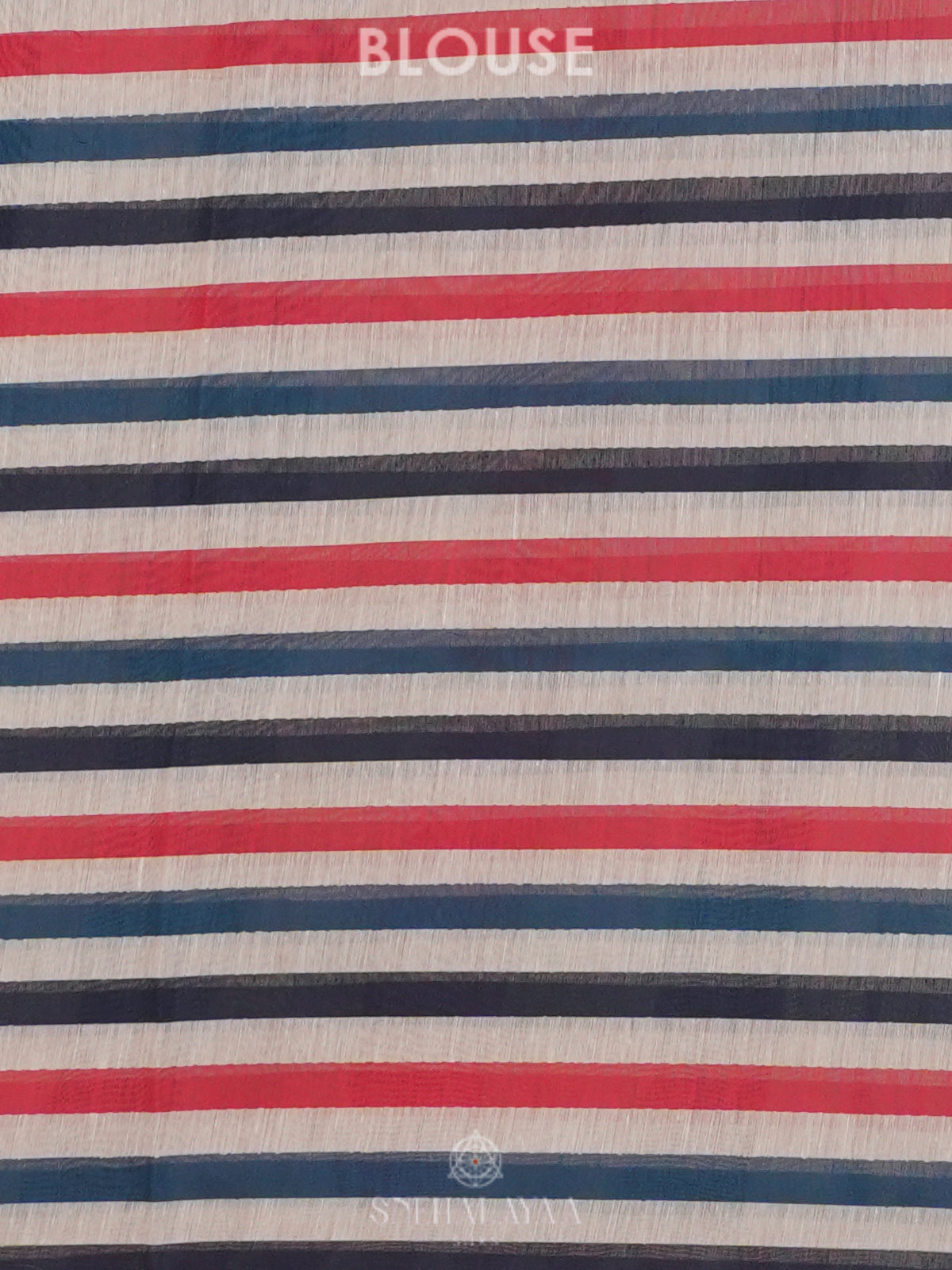 Multicolour Linen Saree