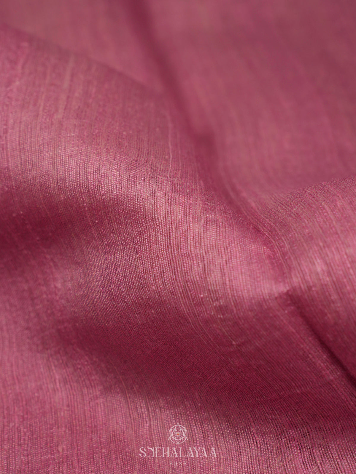 Orchid pink Matka Jute Saree