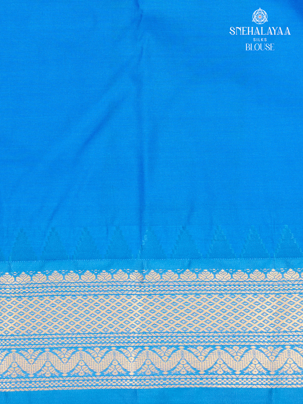 Navy Blue Gadwal Silk Saree