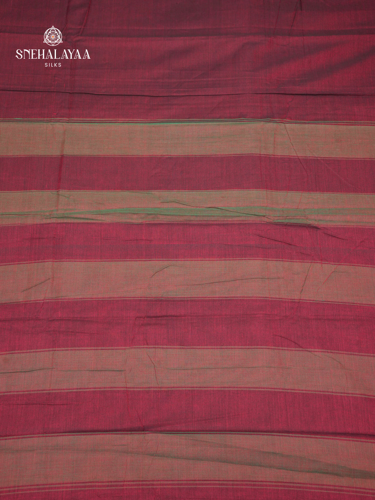 Maroon Narayanpet Cotton Saree