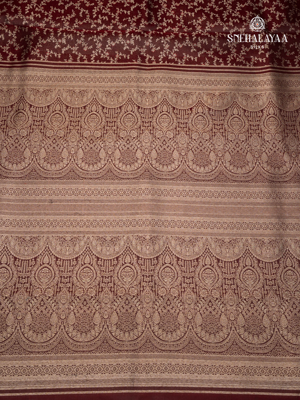 Brown Kanjivaram Silk Saree
