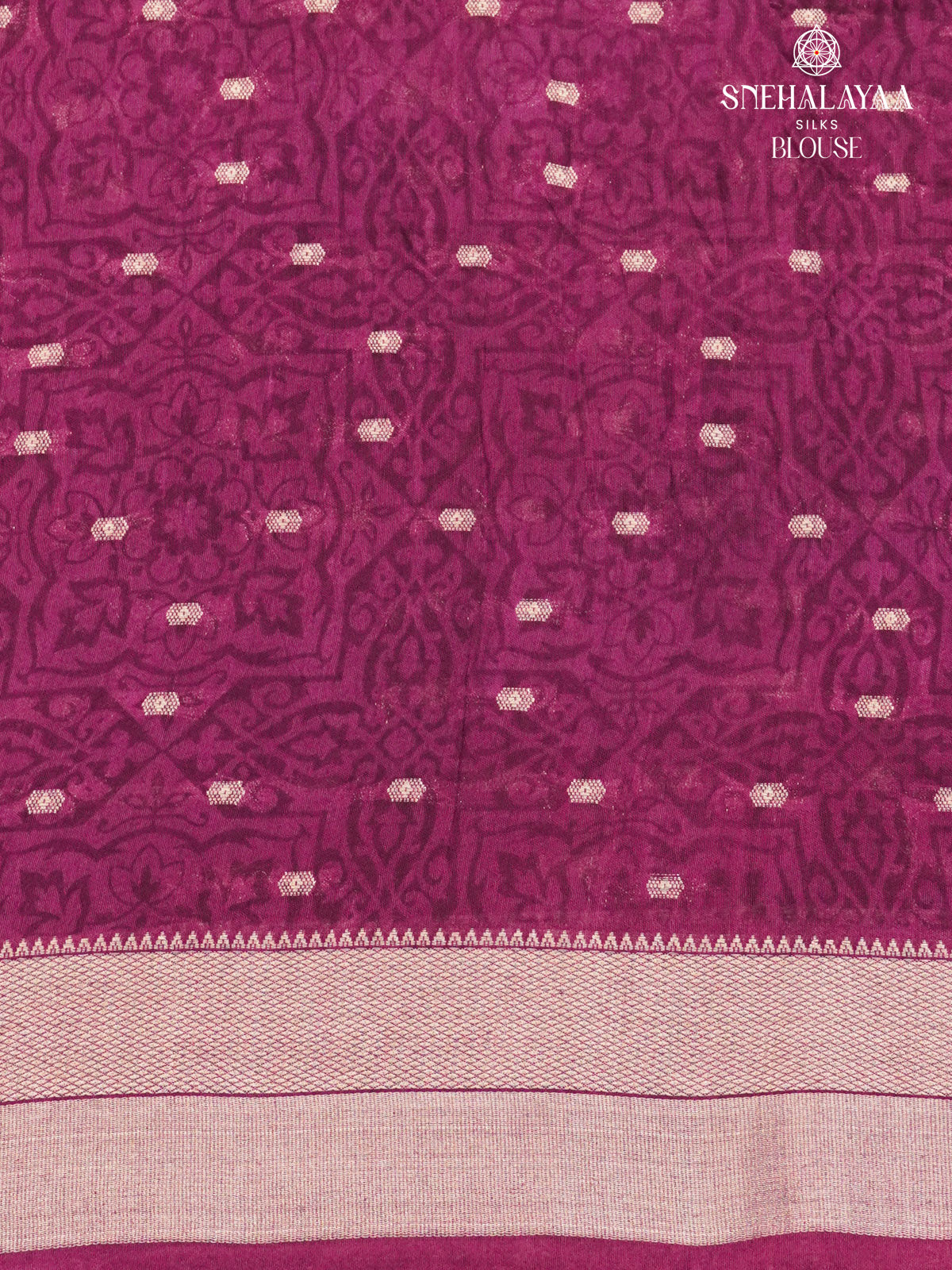 Purple Chanderi Saree