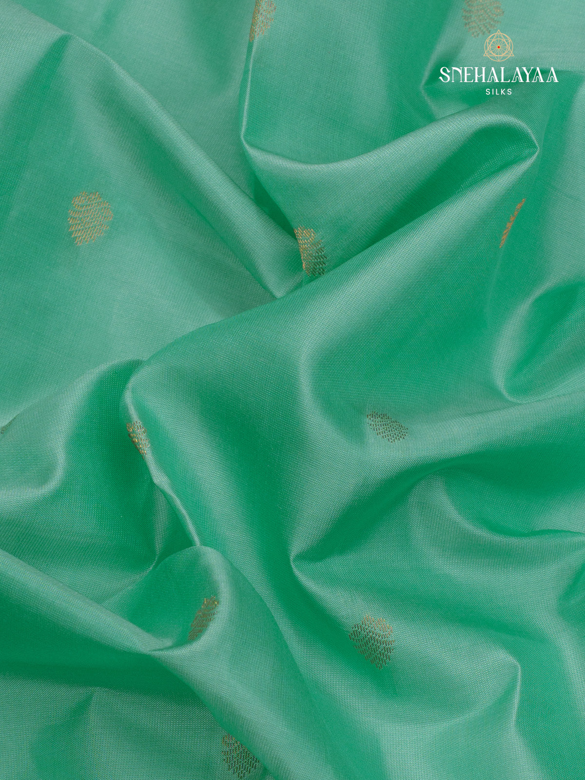 Teal Green Kanjivaram Silk Saree