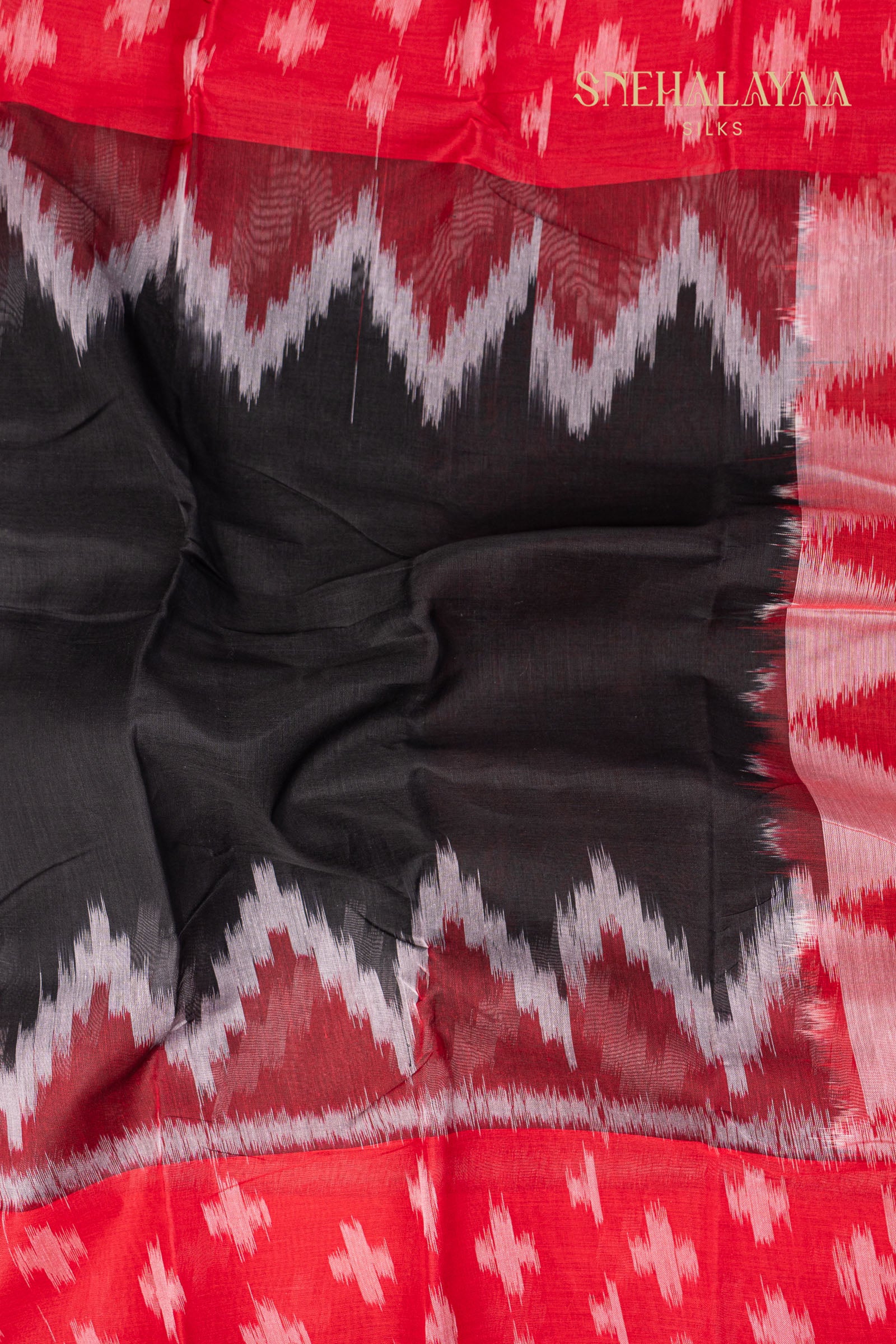 Black Bengal Cotton Saree