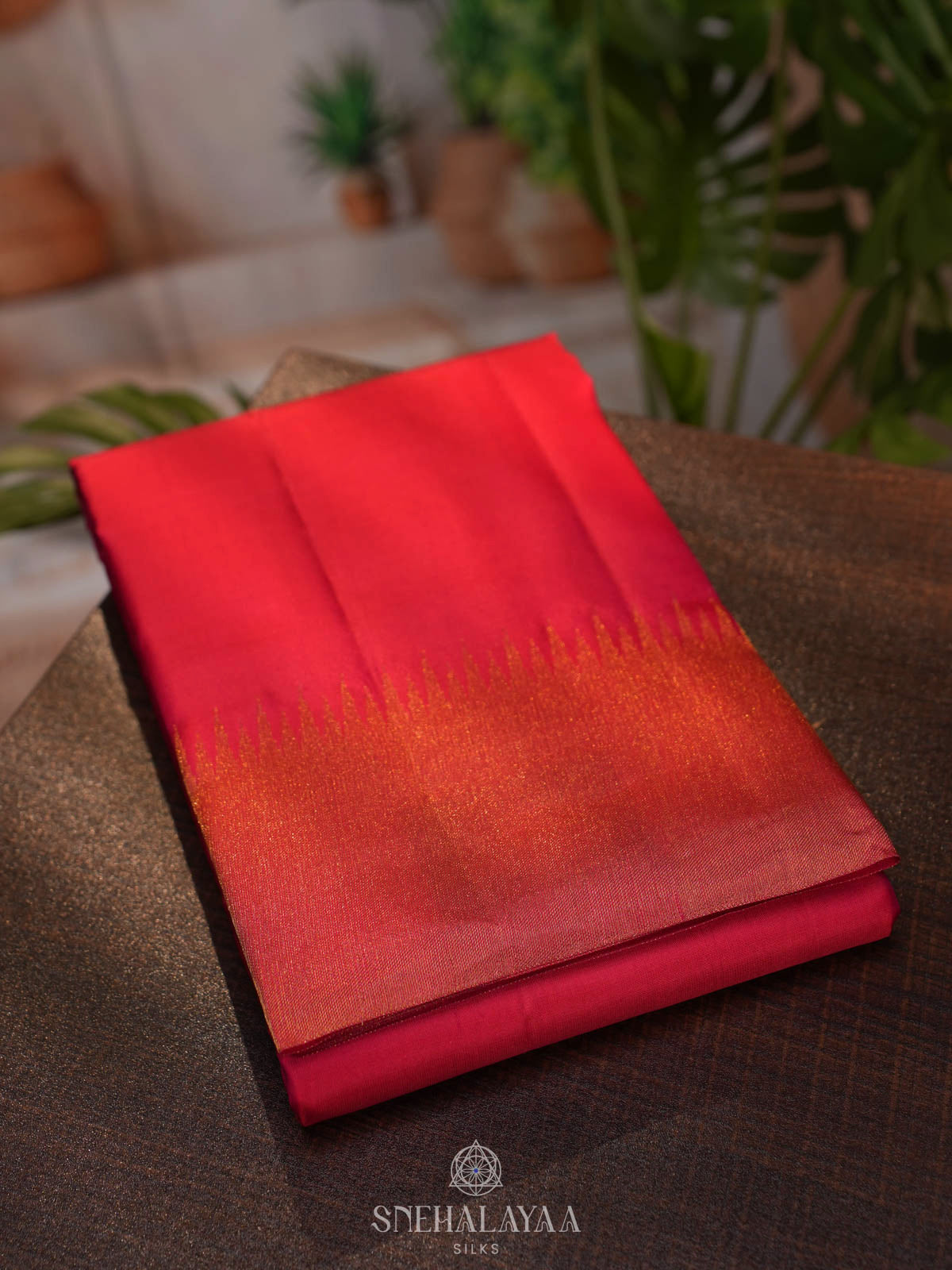 Rani Pink Kanjivaram silk saree