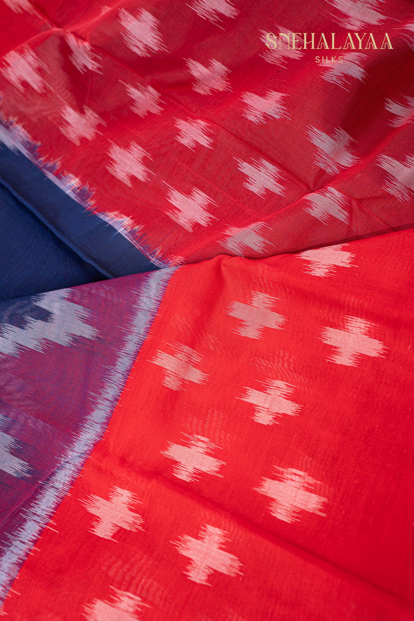 Blue Bengal Cotton Saree