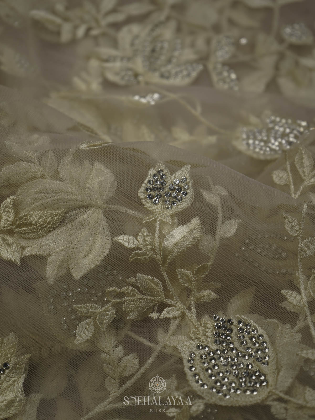 Pale Pink Designer Saree