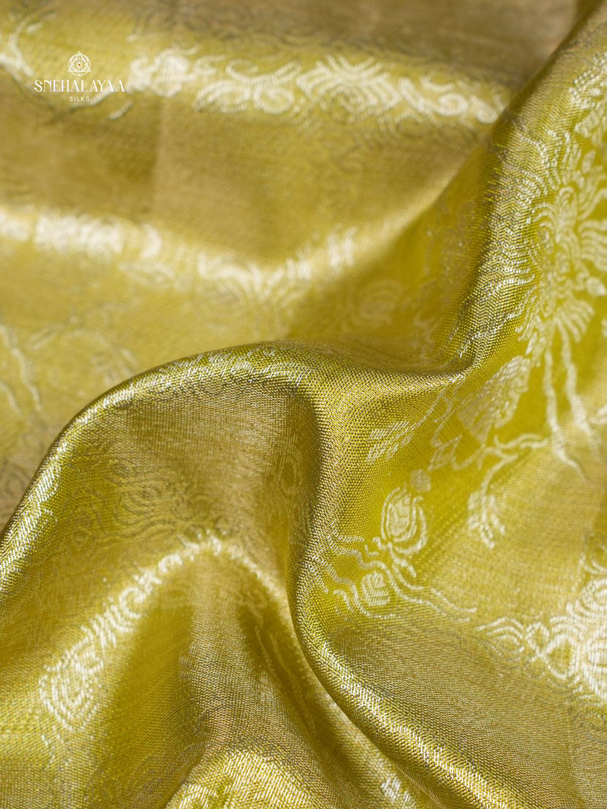 Pista Green Kanjivaram Silk Saree