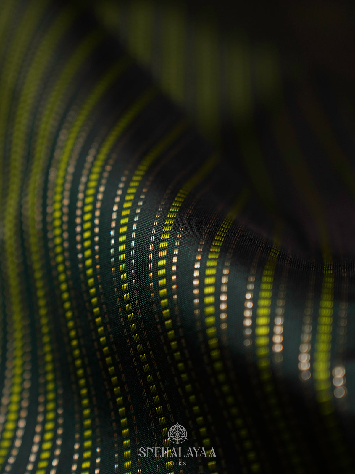 Black Kanjivaram Silk Saree