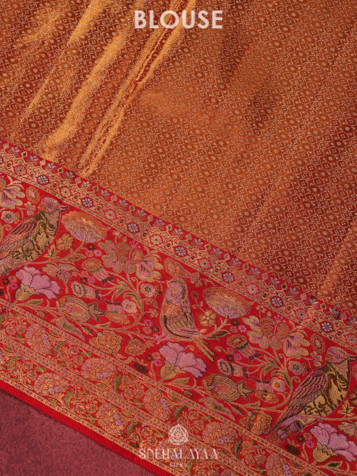 Rose Pink Kanjivaram Silk Saree