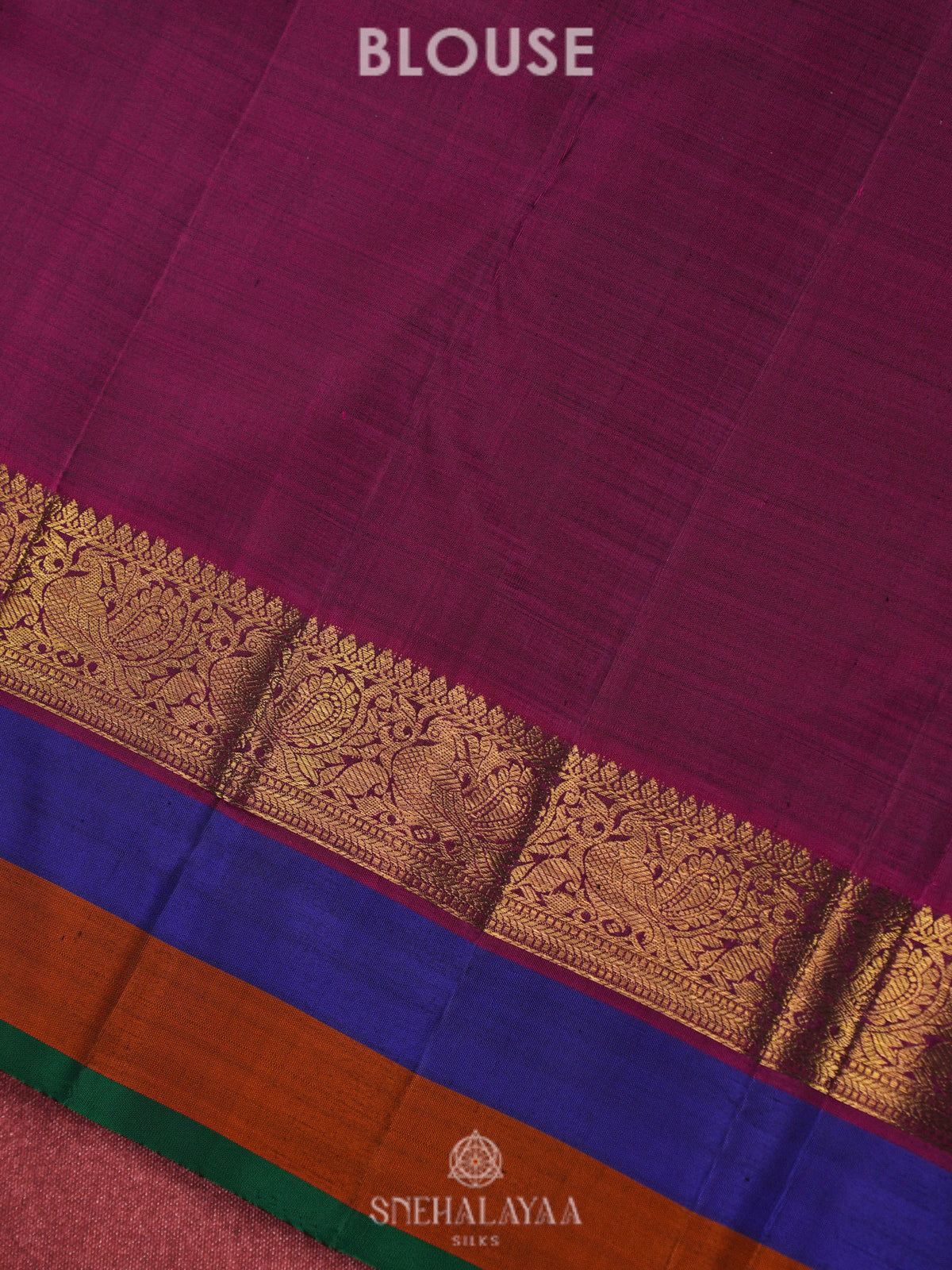 Olive Green Kanjivaram Silk Saree