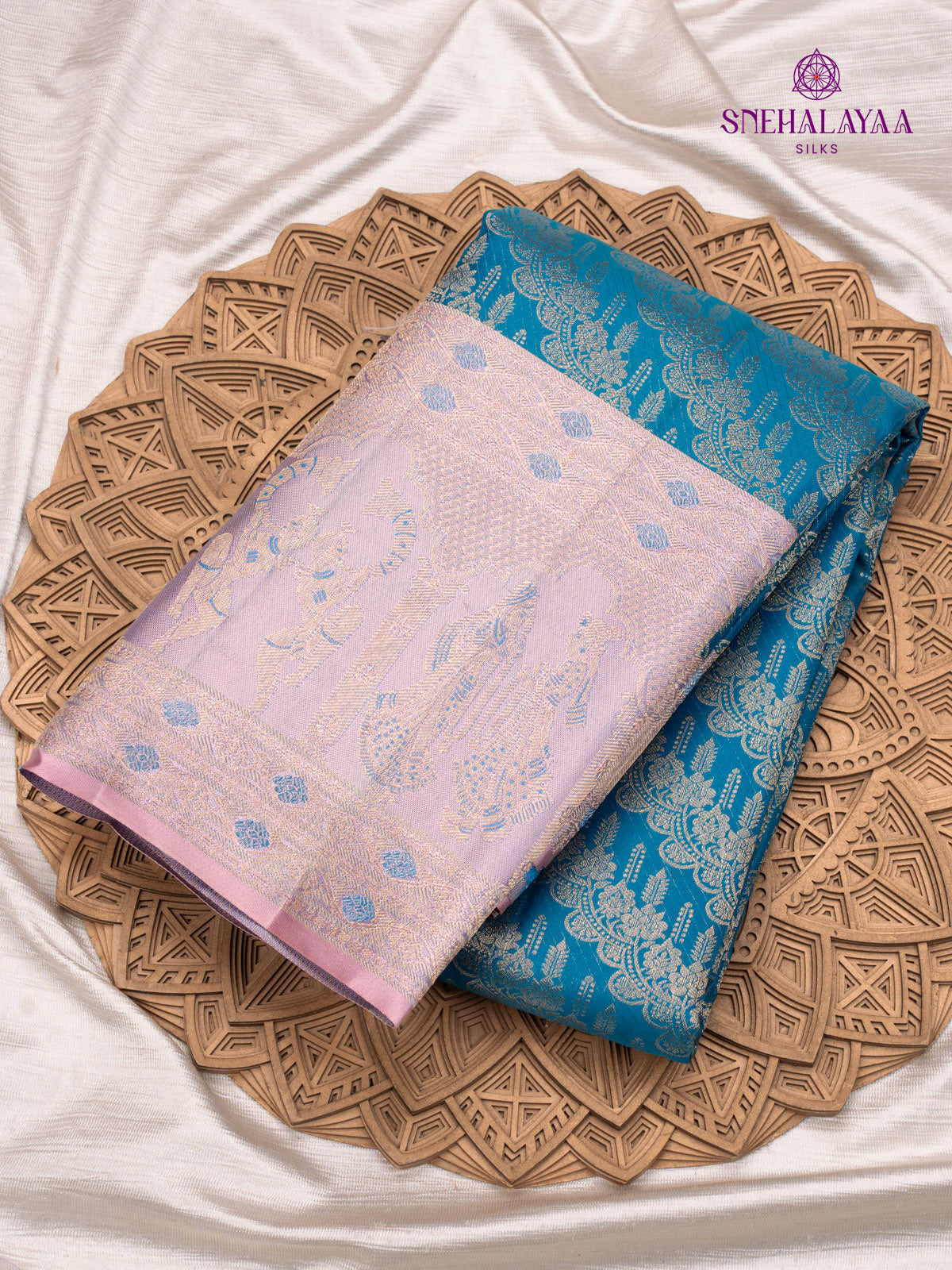 Blue Kanjivaram Silk Saree