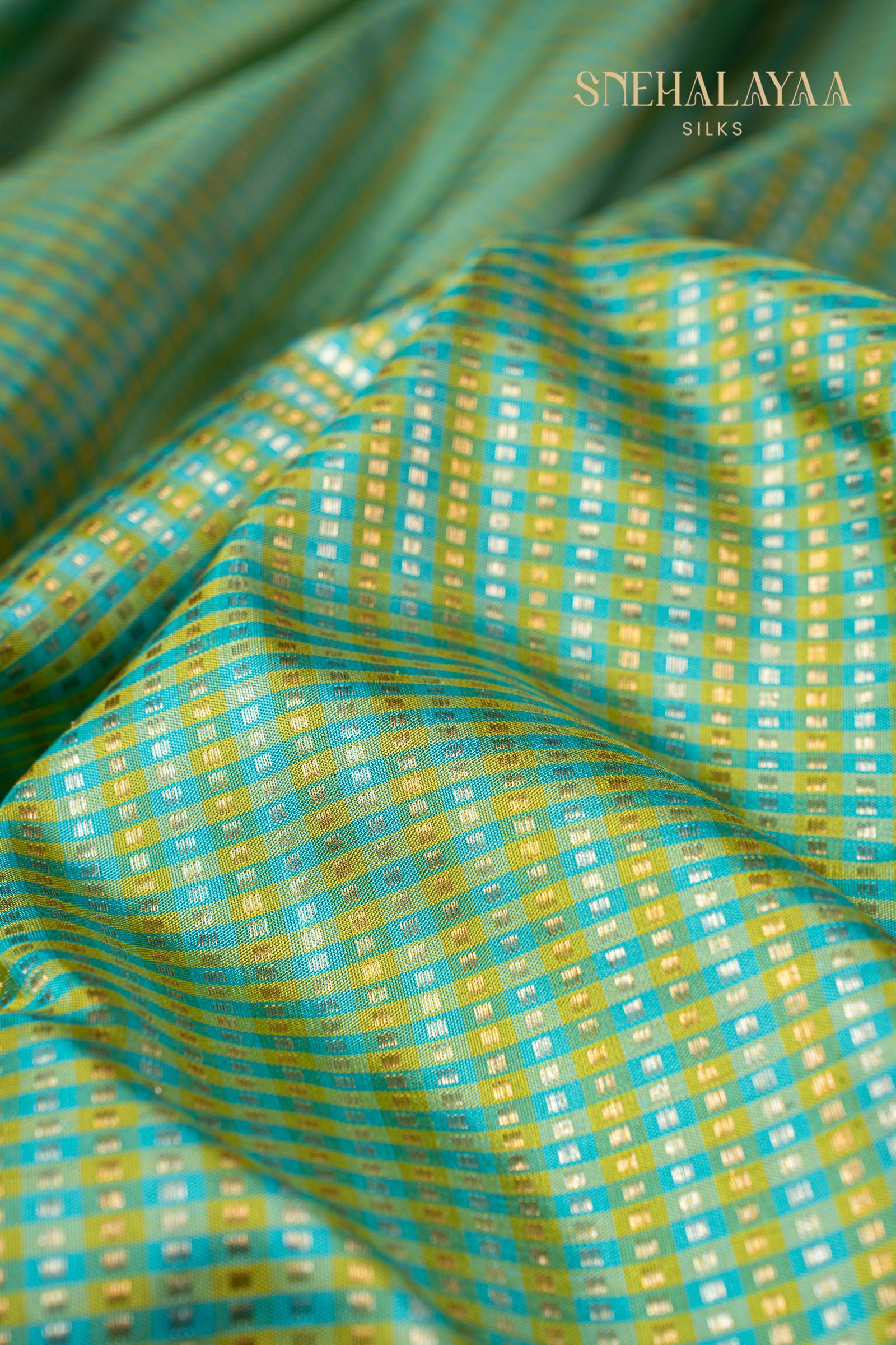 Fern Green Kancheevaram Silk Saree