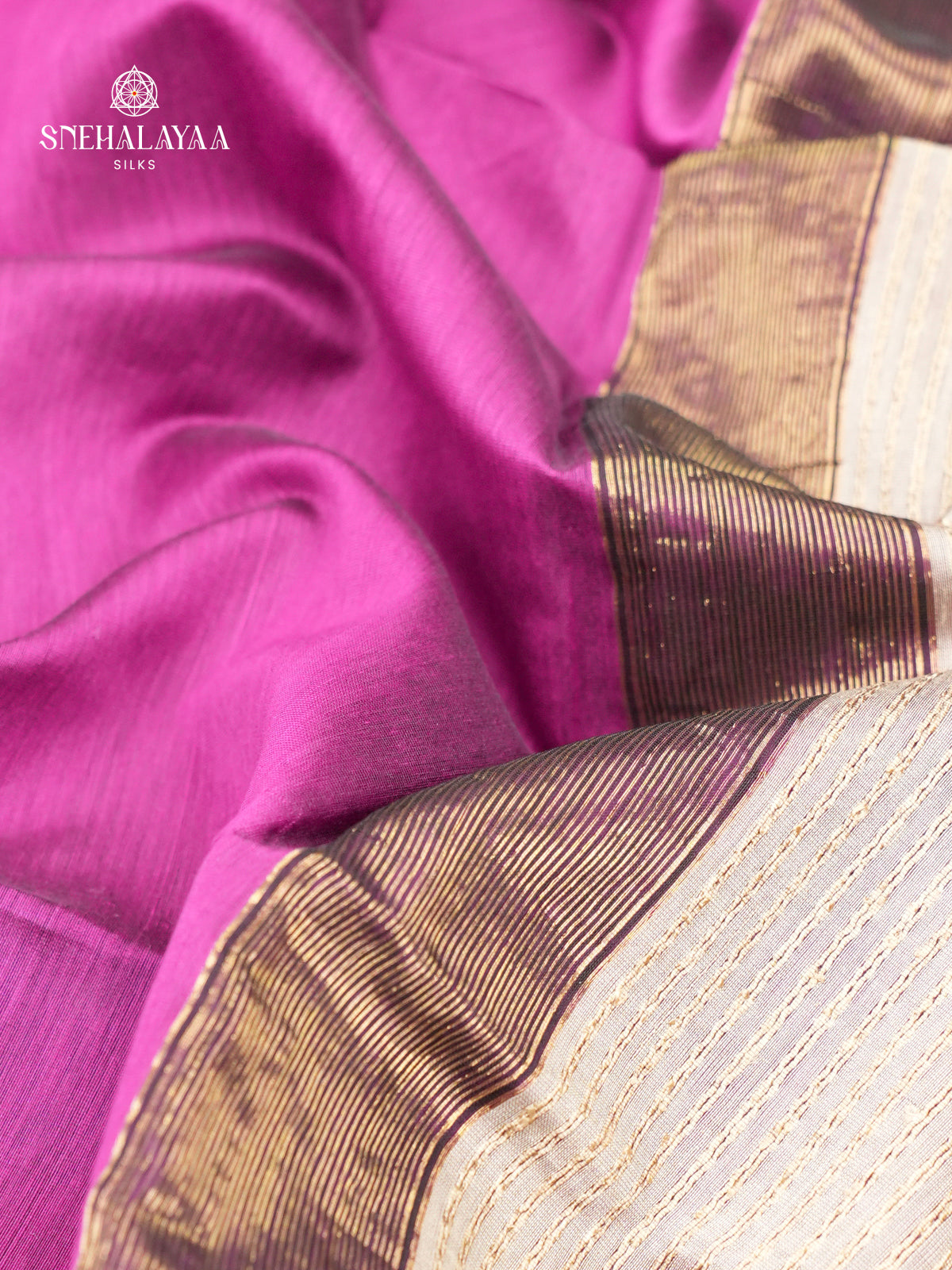 Purple Maheshwari Silk Cotton Saree