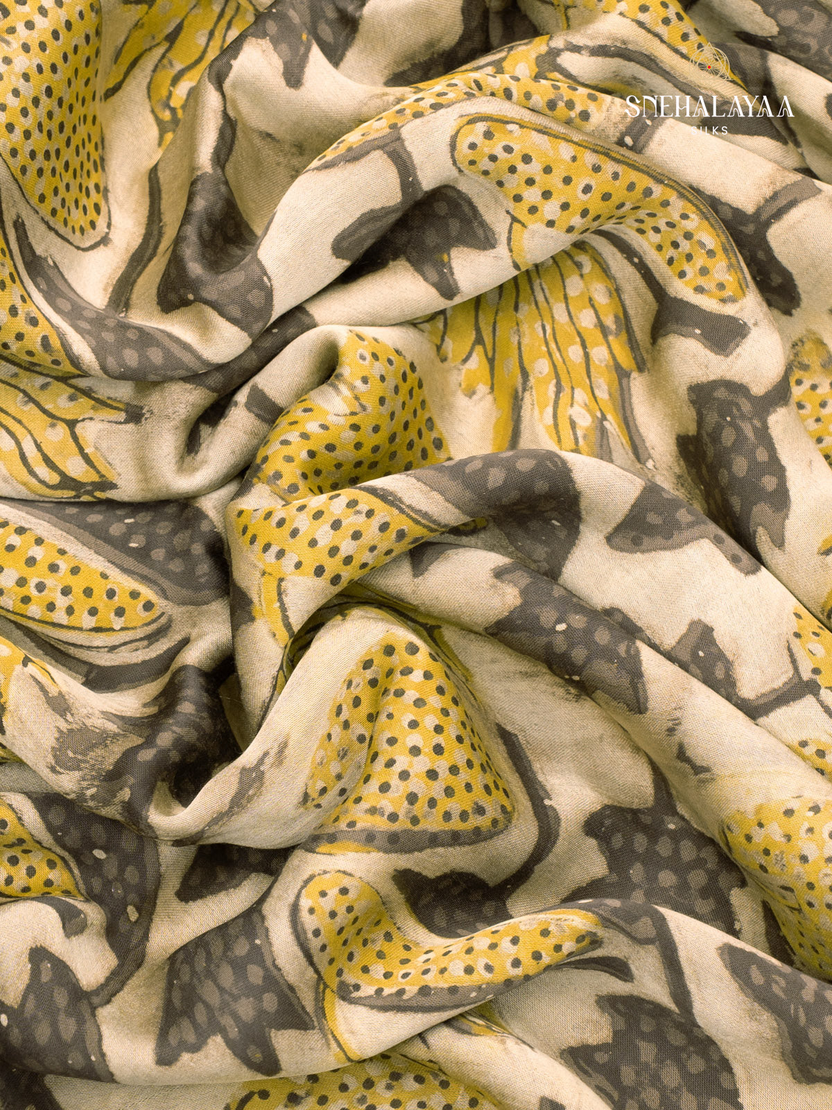 Off White Modal Silk Saree