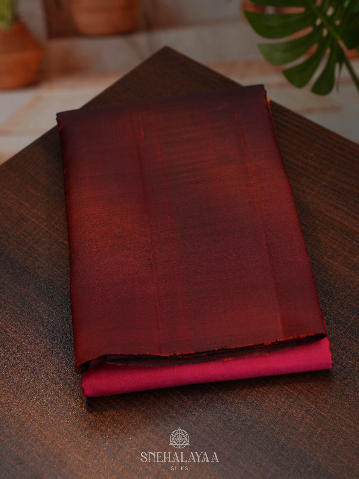 Orange Kanjivaram Silk Saree