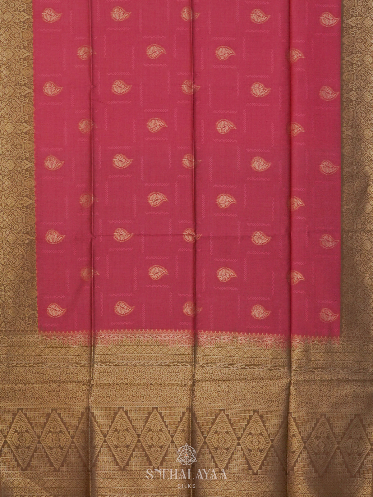Pink Jute Saree