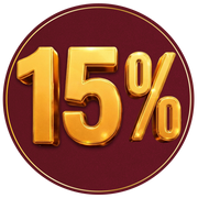 15% OFF