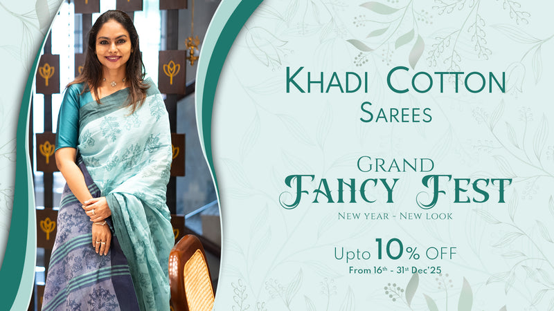 Khadi Cotton Sarees